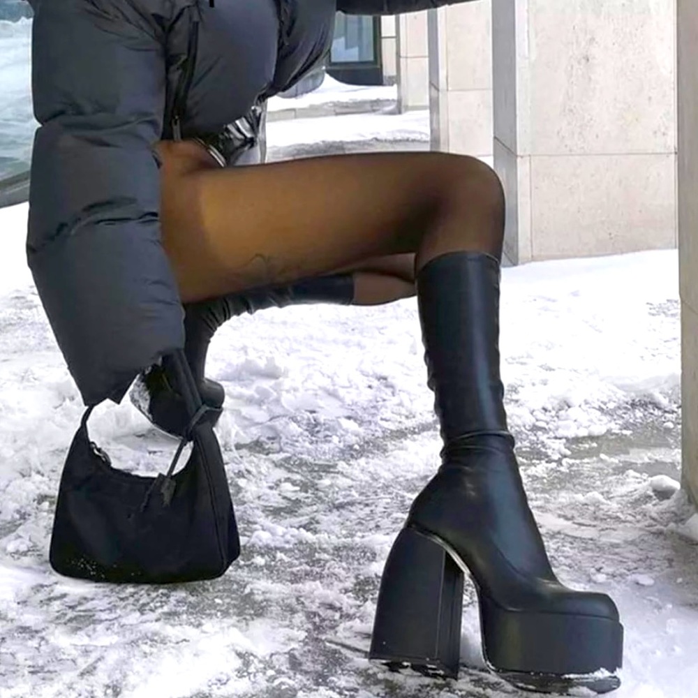 Punk Style Platform Boots